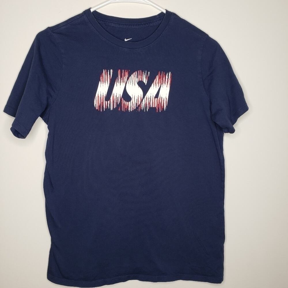 Nike USA Short Sleeve Tee Shirt Boys XL